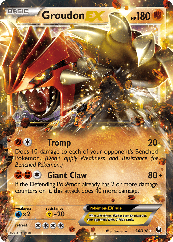 Groudon-EX from Dark Explorers