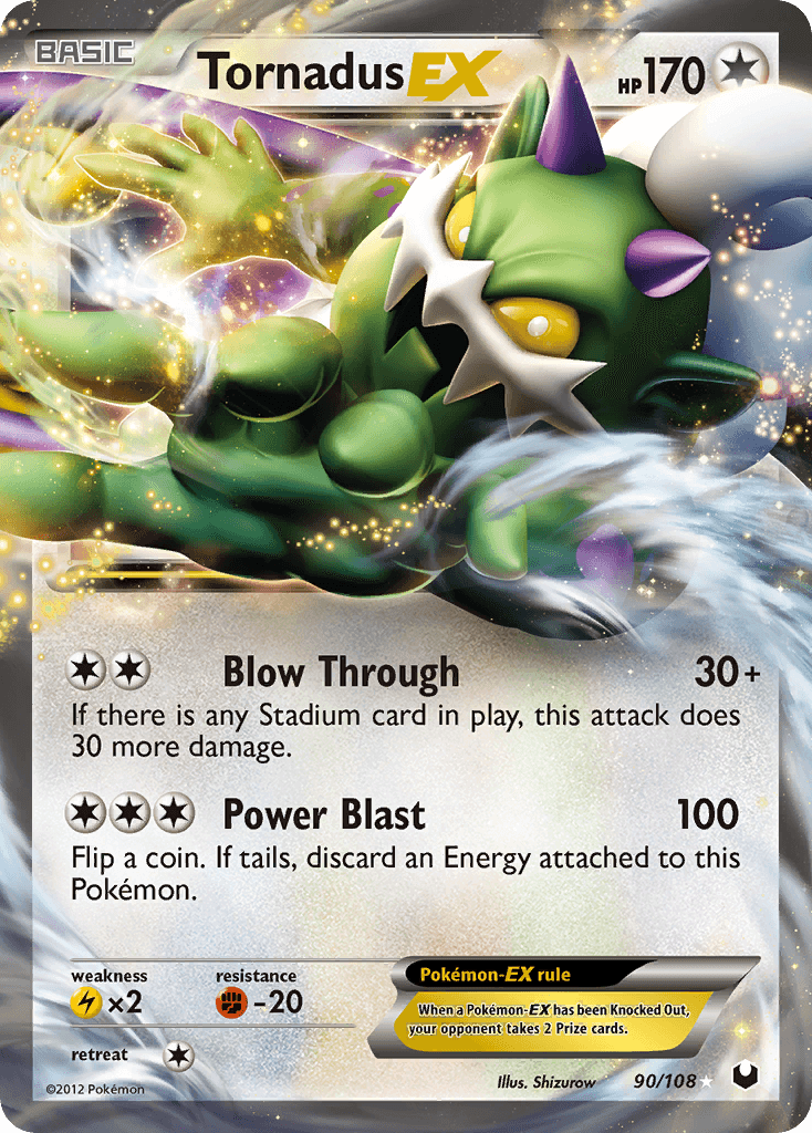 Tornadus-EX from Dark Explorers