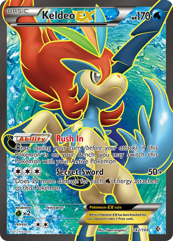 Keldeo-EX from Boundaries Crossed