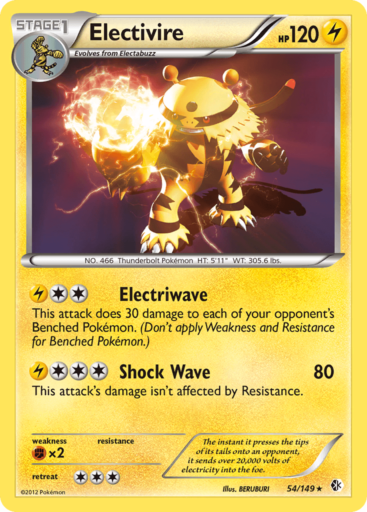Electivire from Boundaries Crossed