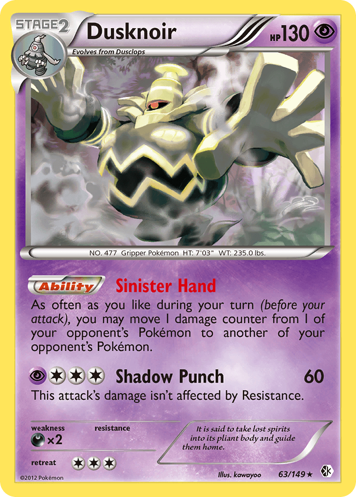 Dusknoir from Boundaries Crossed