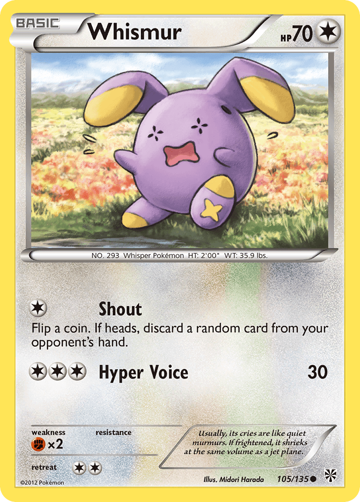 Whismur from Plasma Storm