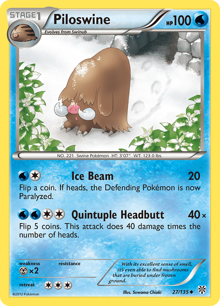 Piloswine from Plasma Storm