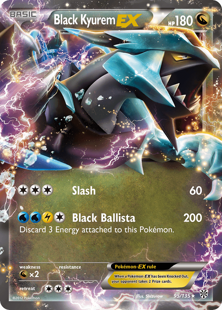 Black Kyurem-EX from Plasma Storm