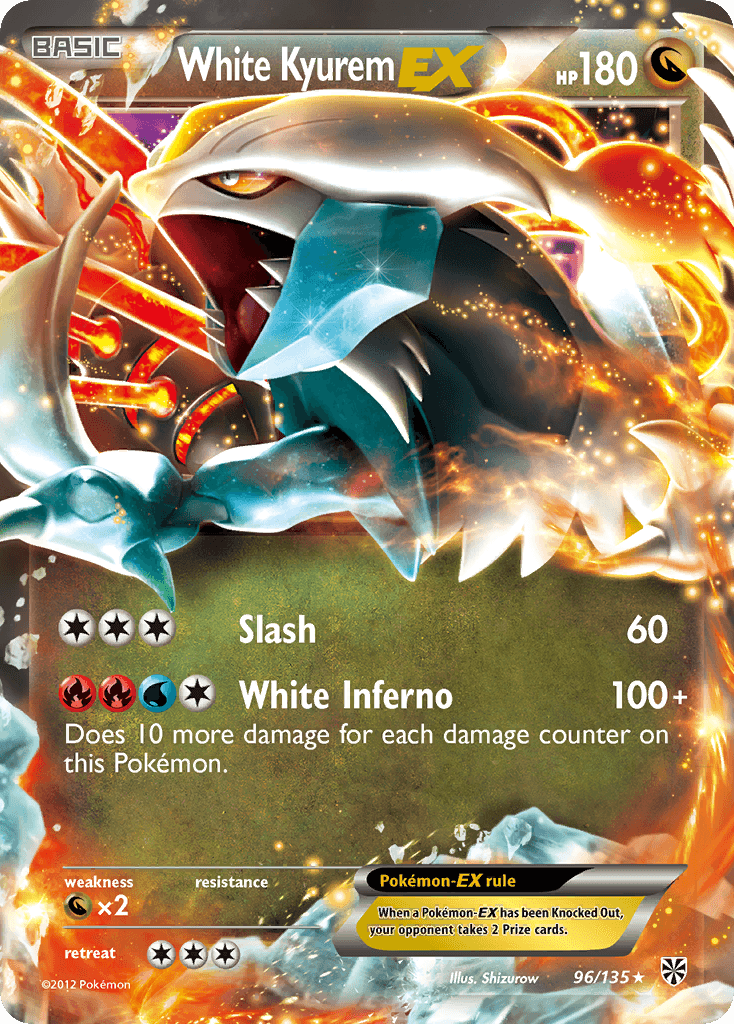 White Kyurem-EX from Plasma Storm