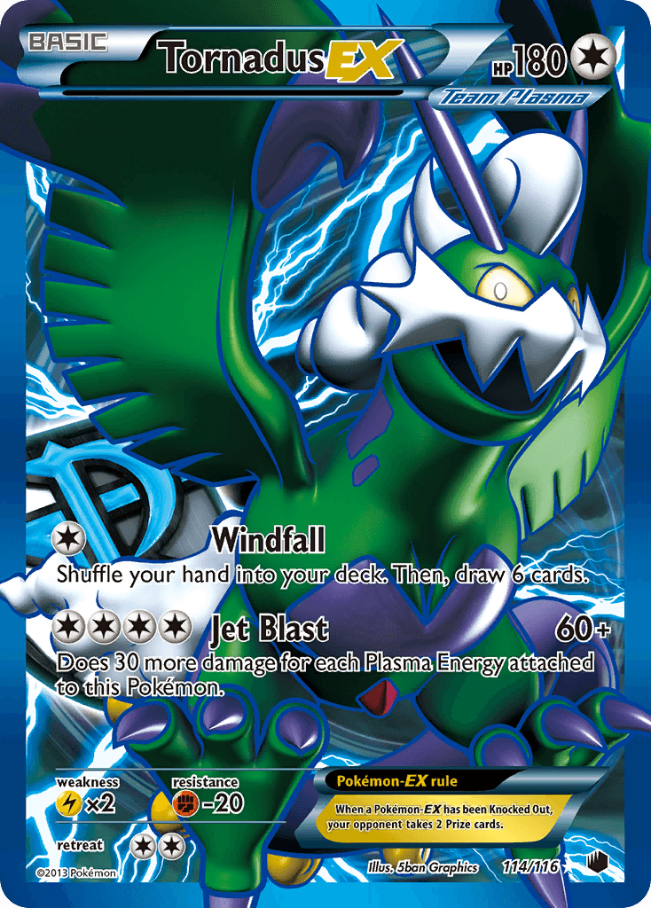 Tornadus-EX from Plasma Freeze