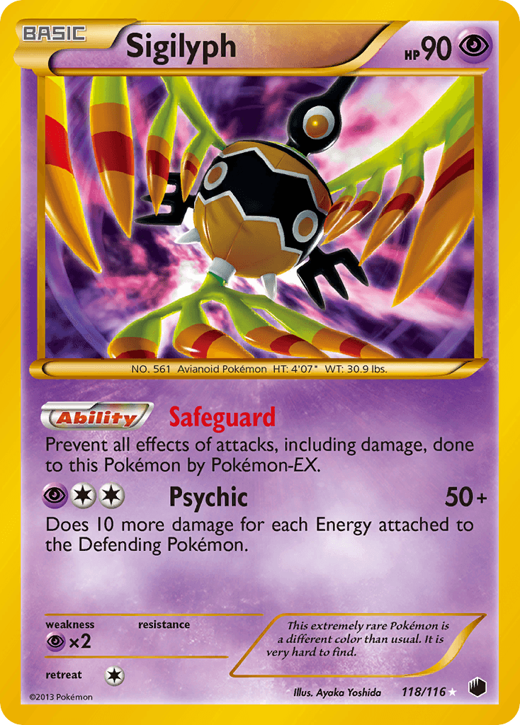 Sigilyph from Plasma Freeze