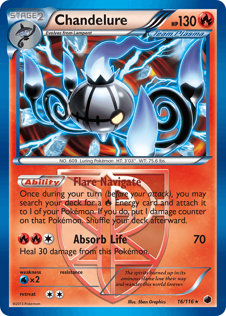Chandelure from Plasma Freeze