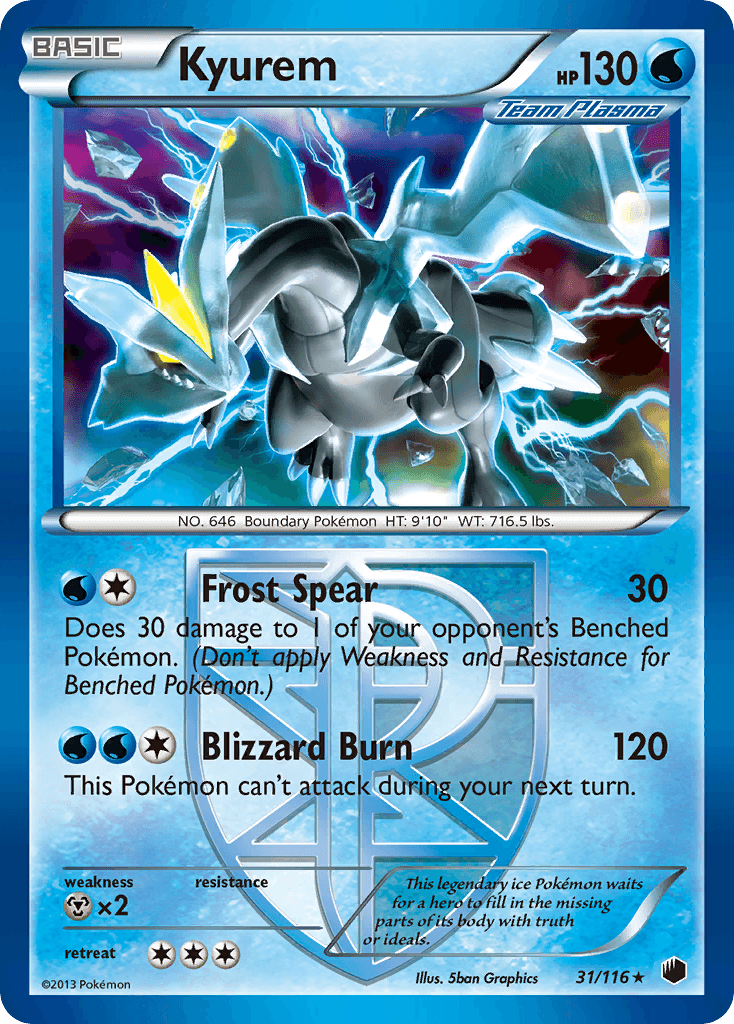 Kyurem from Plasma Freeze