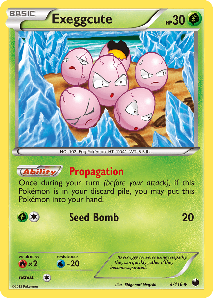 Exeggcute from Plasma Freeze