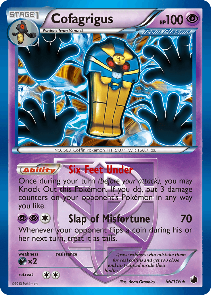 Cofagrigus from Plasma Freeze