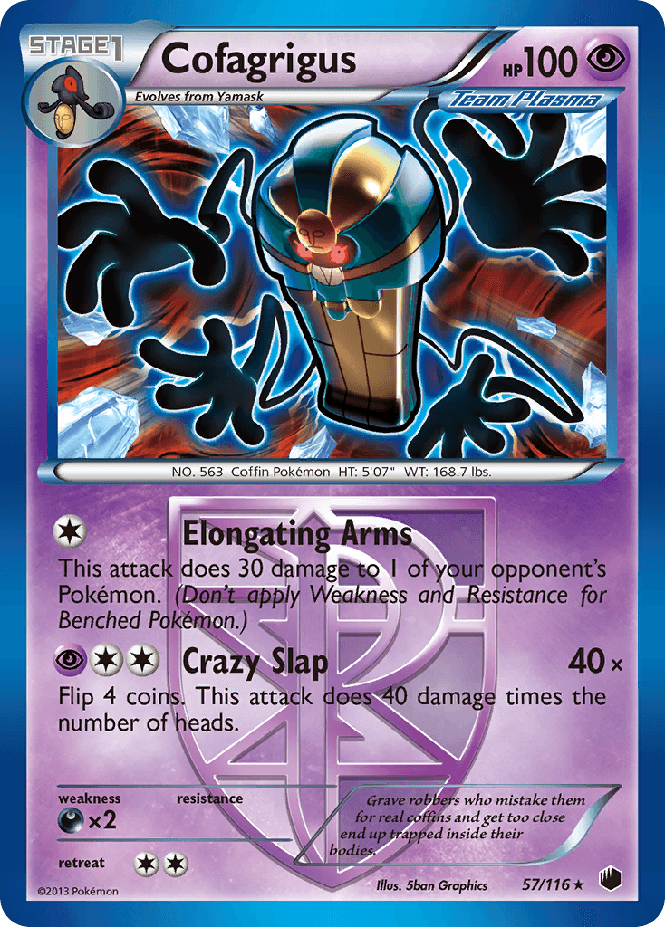 Cofagrigus from Plasma Freeze