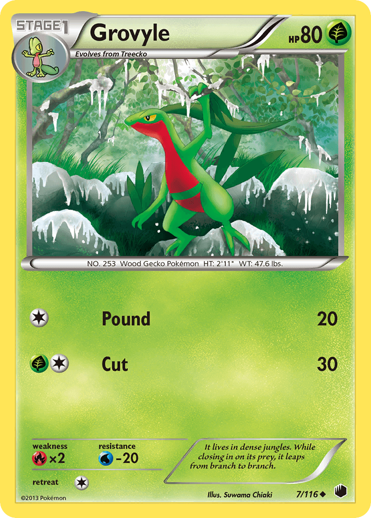 Grovyle from Plasma Freeze