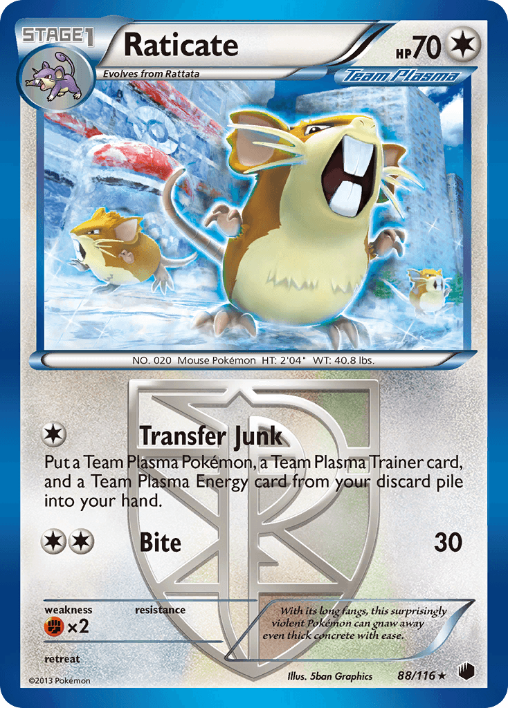 Raticate from Plasma Freeze