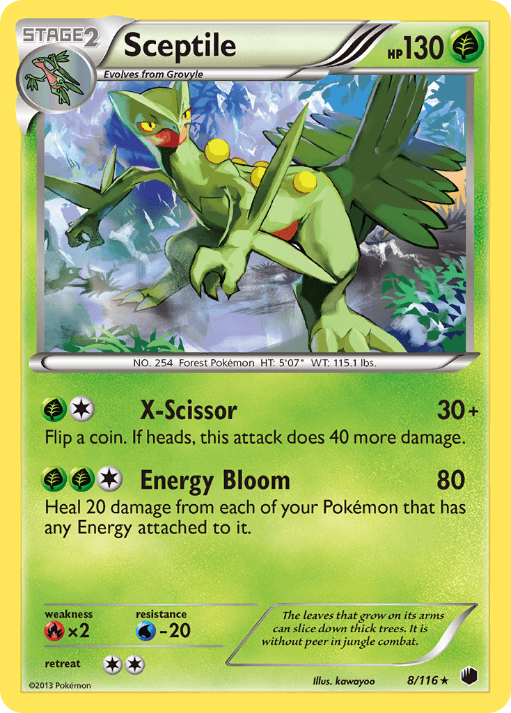 Sceptile from Plasma Freeze