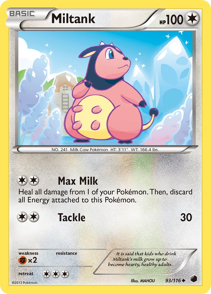 Miltank from Plasma Freeze