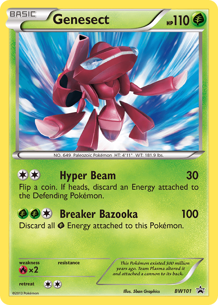 Genesect from BW Black Star Promos