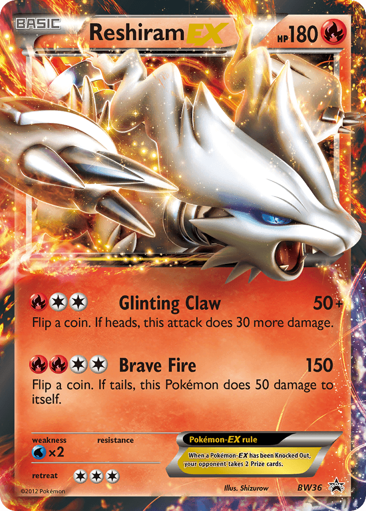 Reshiram-EX from BW Black Star Promos