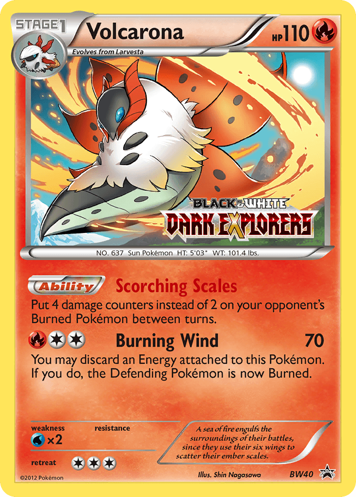 Volcarona from BW Black Star Promos