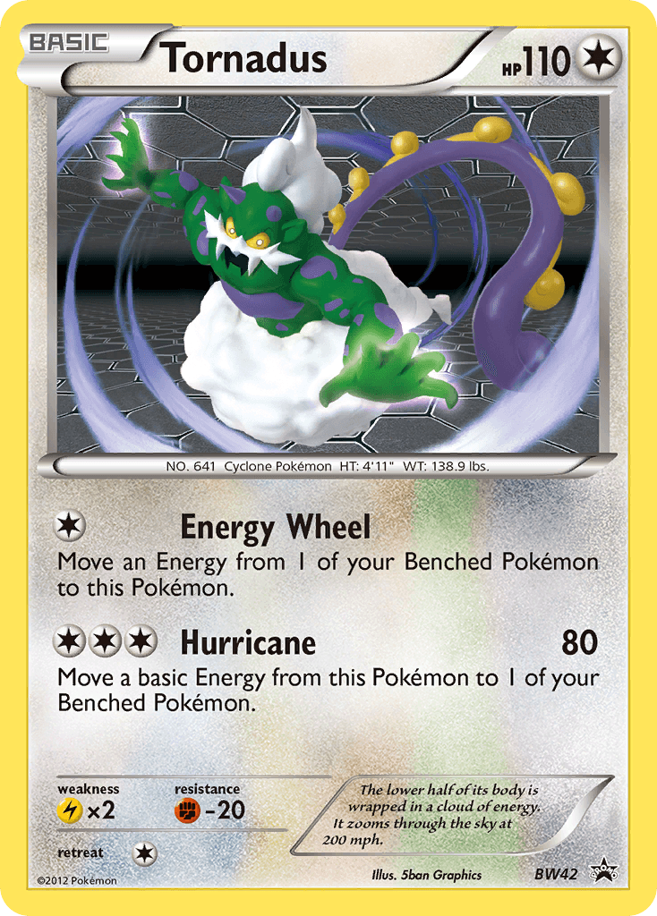 Tornadus from BW Black Star Promos
