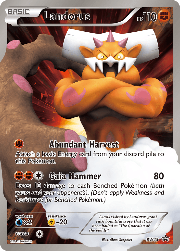 Landorus from BW Black Star Promos