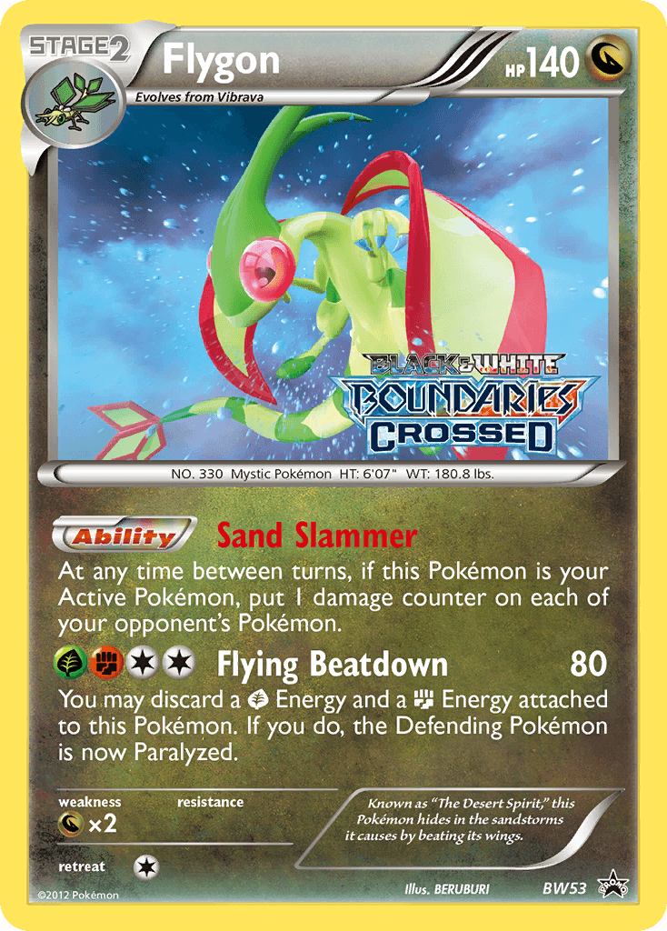 Flygon from BW Black Star Promos