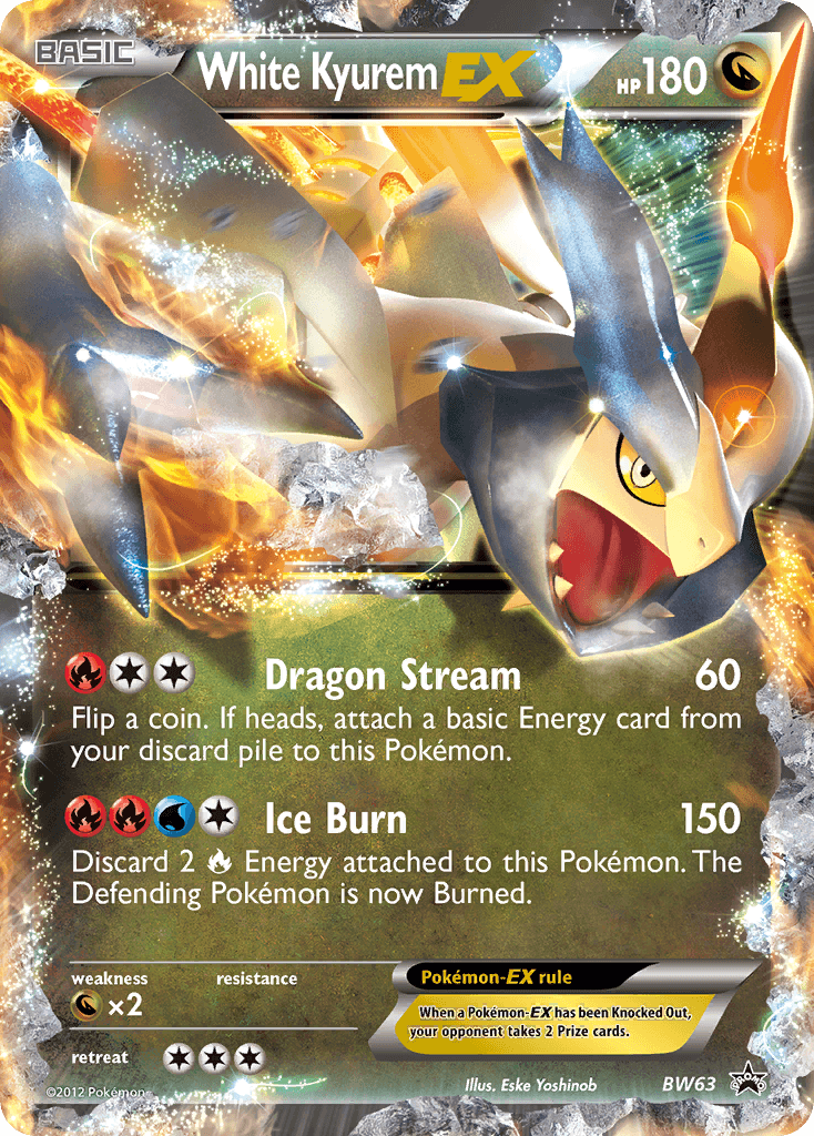 White Kyurem-EX from BW Black Star Promos