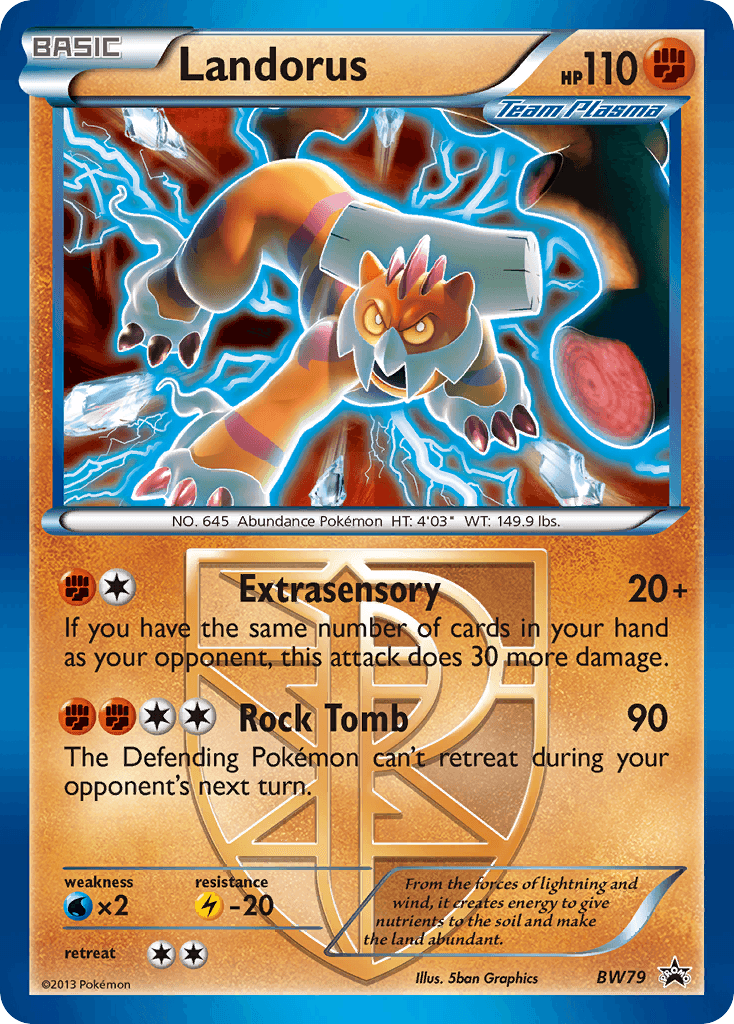 Landorus from BW Black Star Promos