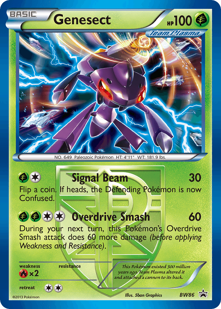Genesect from BW Black Star Promos