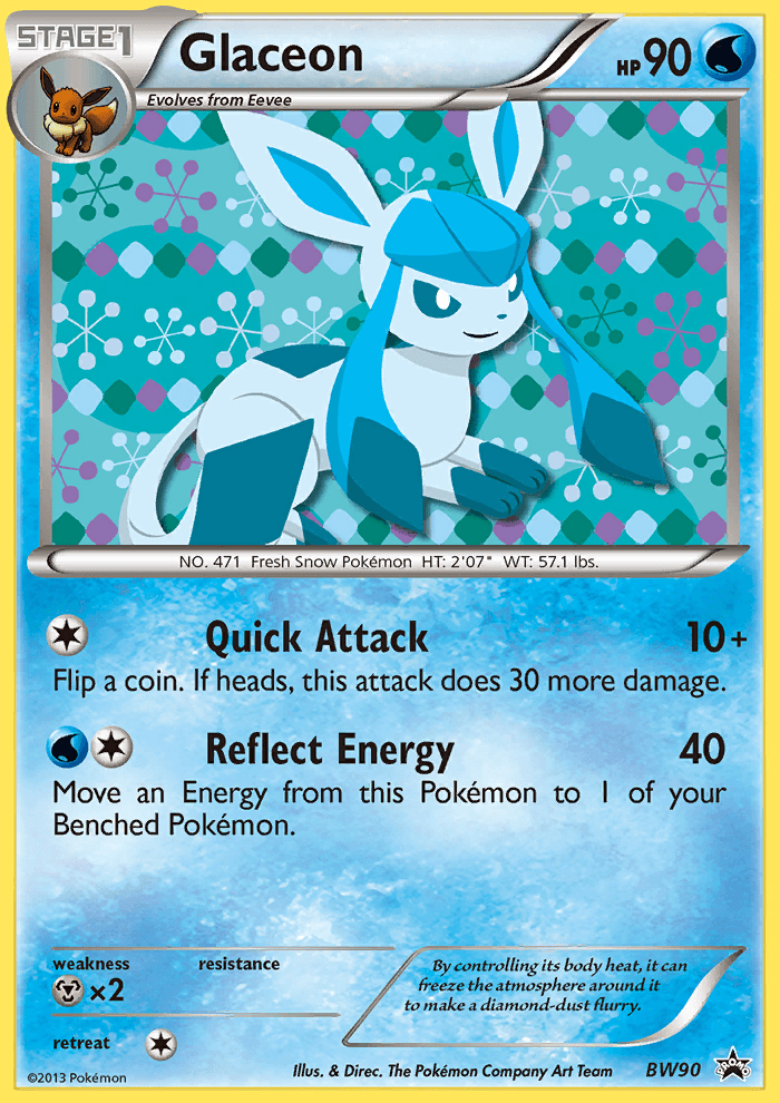 Glaceon from BW Black Star Promos