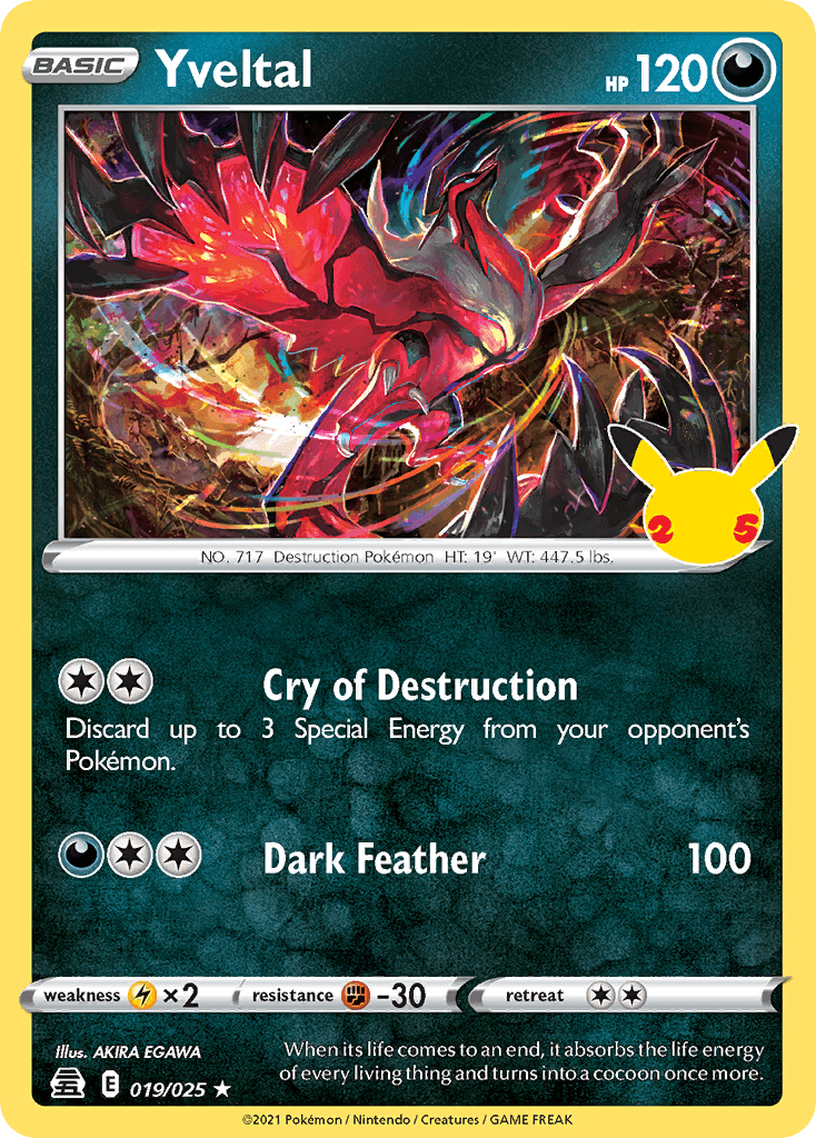 Yveltal from Celebrations