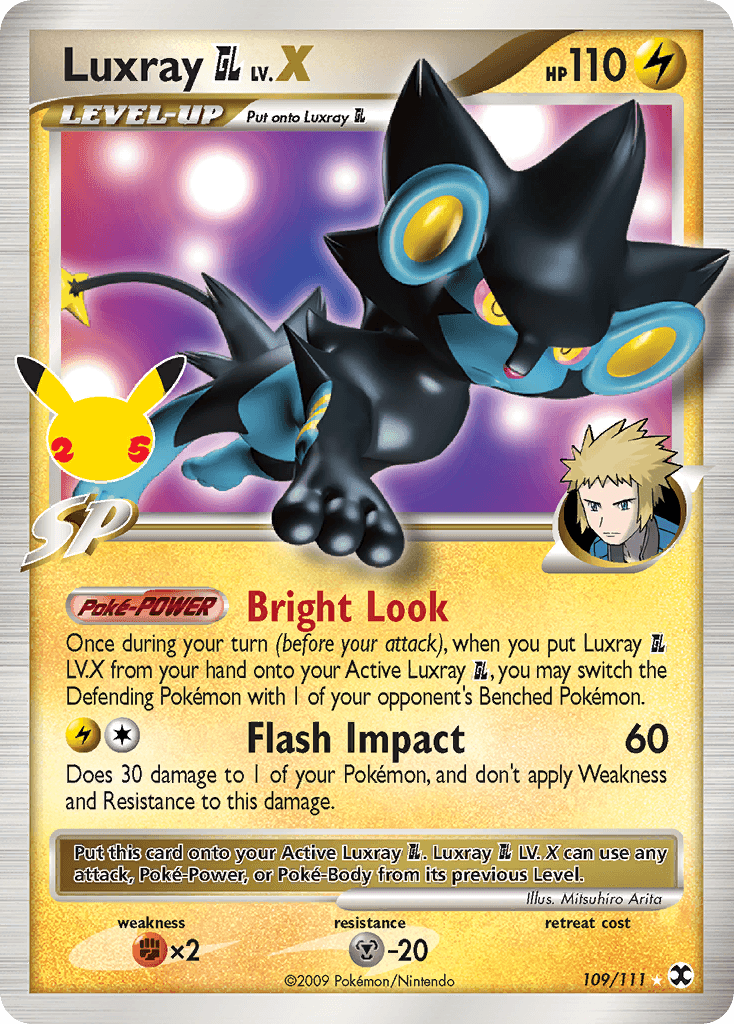 Luxray GL LV.X from Celebrations: Classic Collection