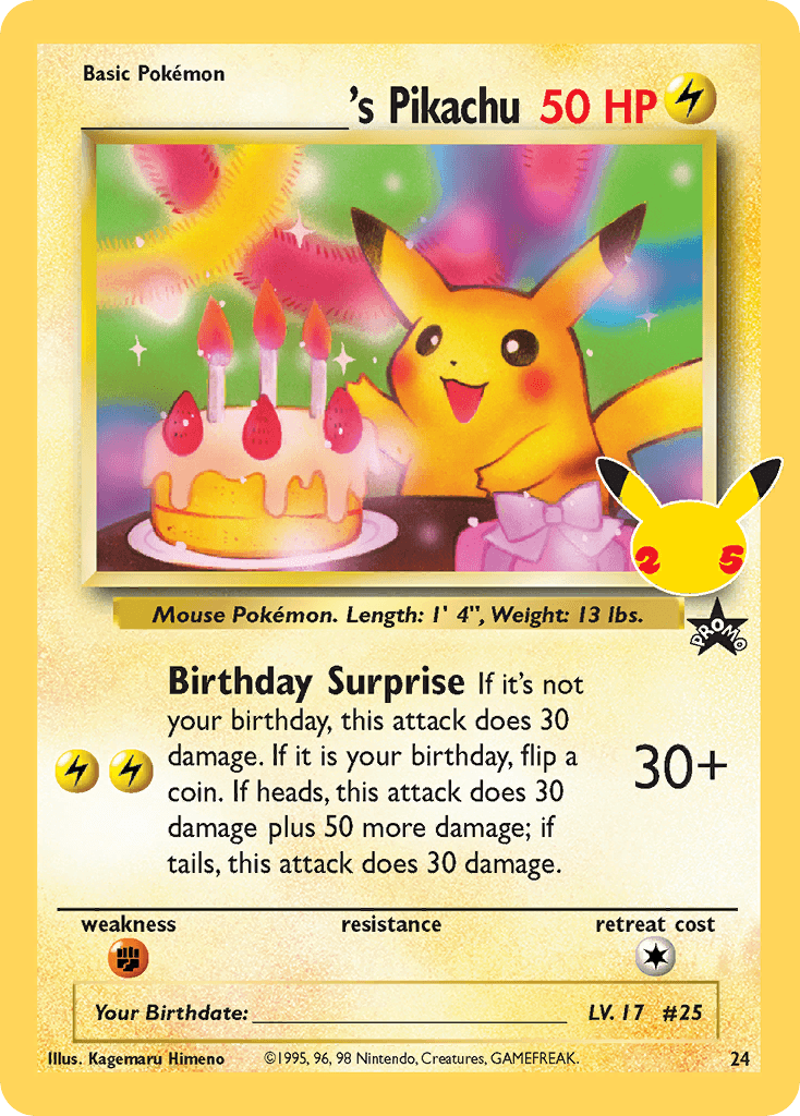 _____'s Pikachu from Celebrations: Classic Collection