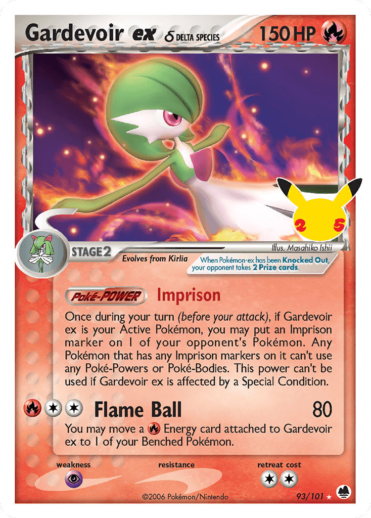 Gardevoir ex δ from Celebrations: Classic Collection