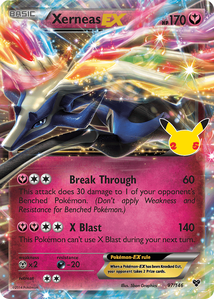 Xerneas-EX from Celebrations: Classic Collection