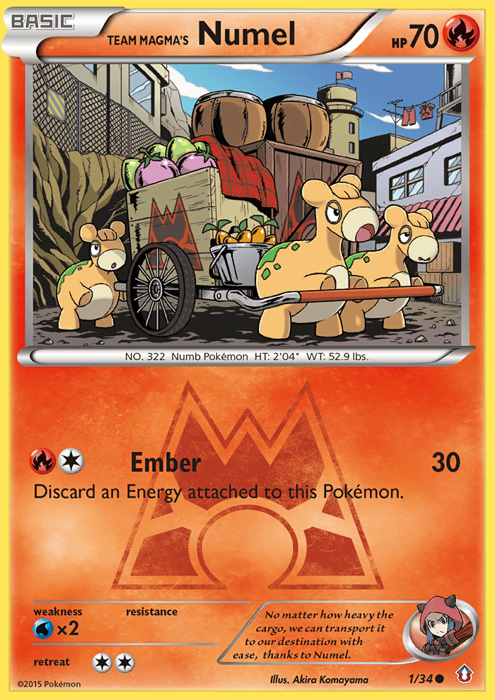 Team Magma's Numel from Double Crisis