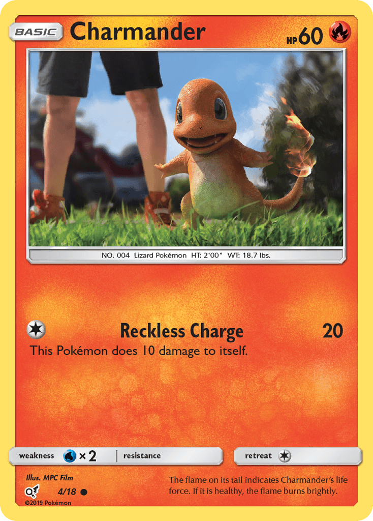 Charmander from Detective Pikachu