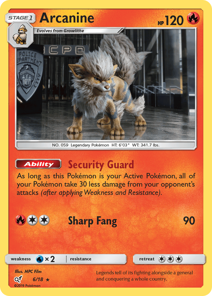 Arcanine from Detective Pikachu