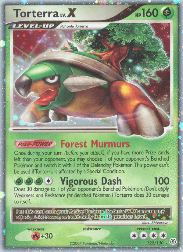 Torterra LV.X from Diamond & Pearl