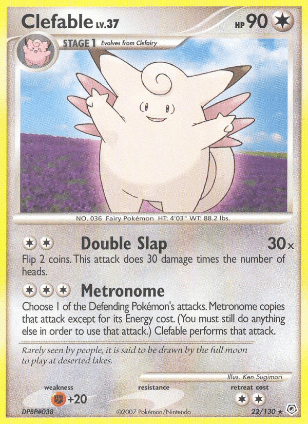 Clefable from Diamond & Pearl