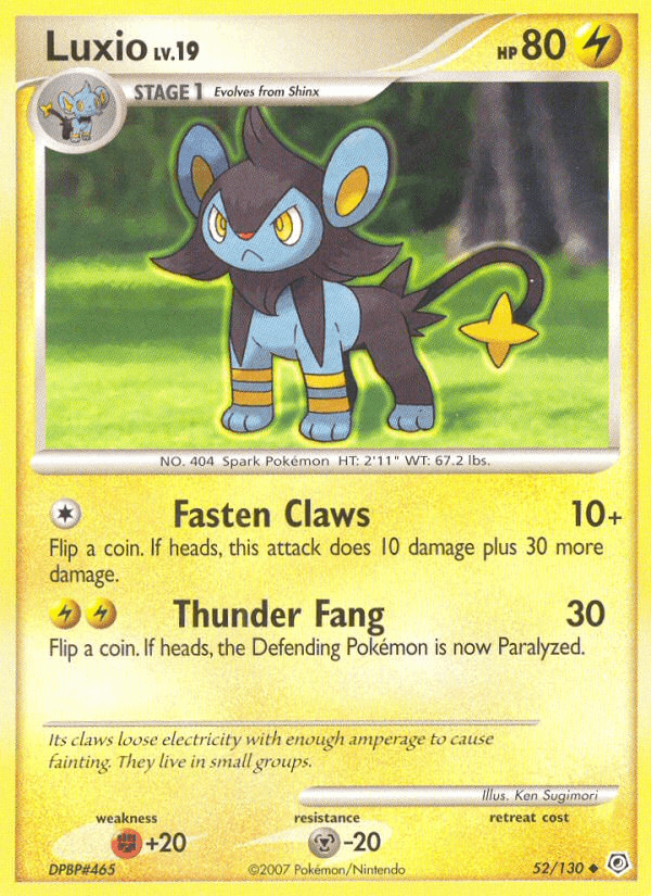 Luxio from Diamond & Pearl