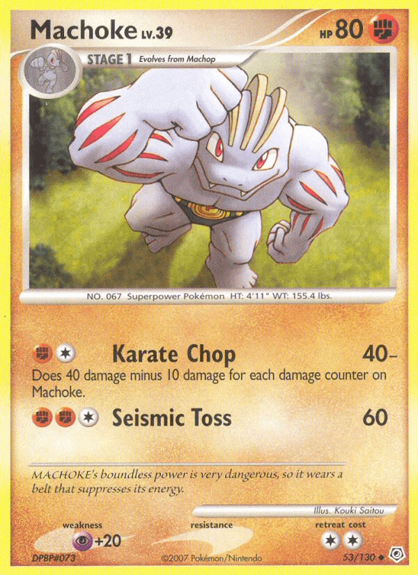 Machoke from Diamond & Pearl