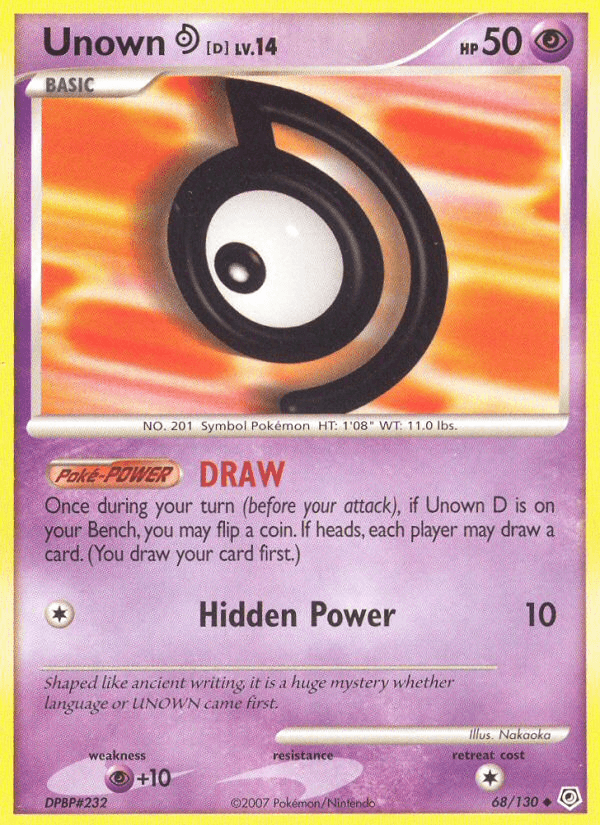 Unown [D] from Diamond & Pearl