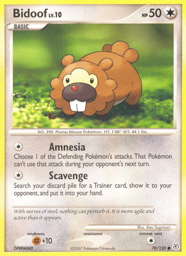 Bidoof from Diamond & Pearl