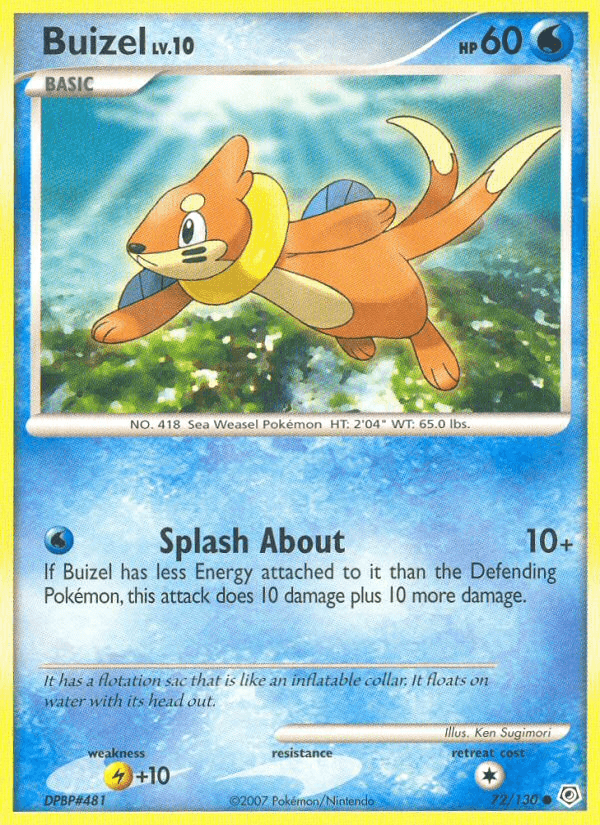 Buizel from Diamond & Pearl
