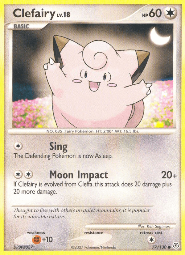 Clefairy from Diamond & Pearl