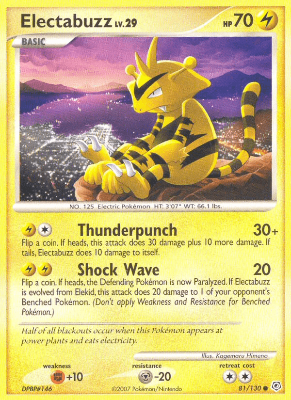 Electabuzz from Diamond & Pearl