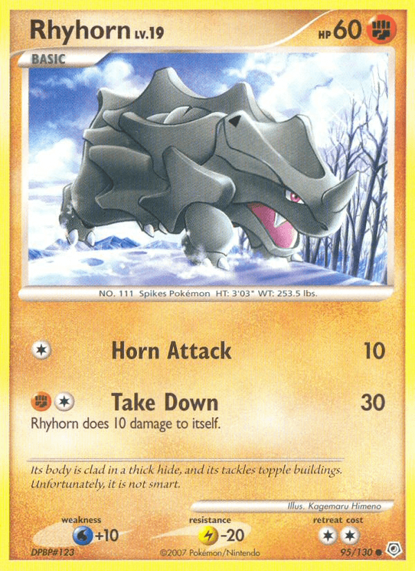 Rhyhorn from Diamond & Pearl