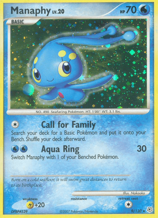 Manaphy from Diamond & Pearl