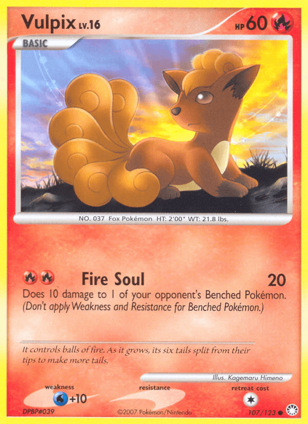Vulpix from Mysterious Treasures